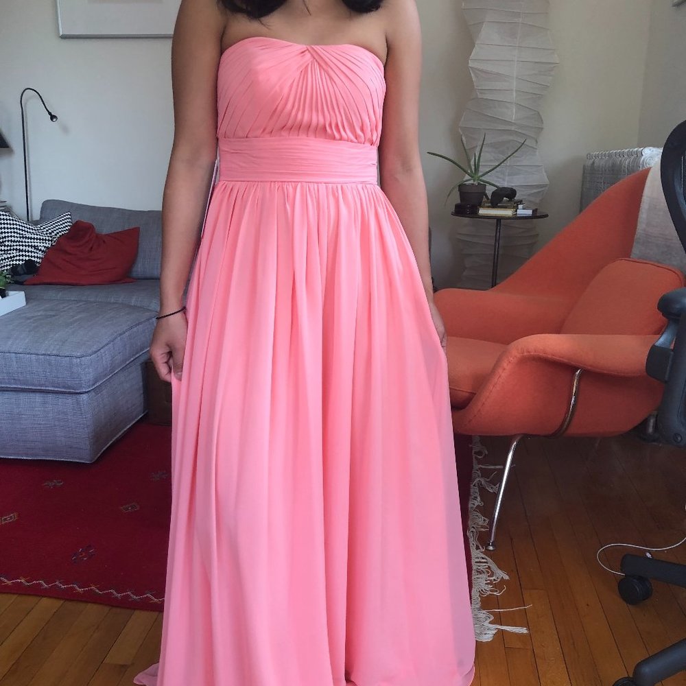 New Azazie bridesmaid dress 0 (normal dress size) or 2 (bridesmaid dress size)